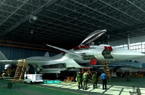 網上流傳最廣的一張中國殲十四圖片