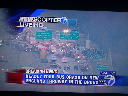 紐約重大車禍死者多為華裔 幸存者憶車禍瞬間(圖)