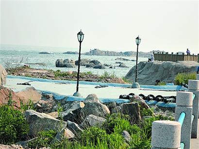 紅礁石強拆首日靜悄悄 相關部門未有行動