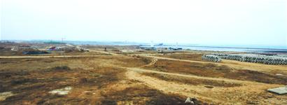 董家口新城規劃50萬人口 目前一片蠻荒