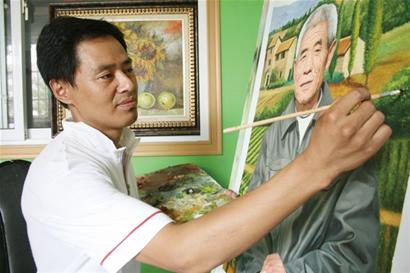 墻體彩繪師成香餑餑：畫(huà)一面墻賺1.6萬(wàn)