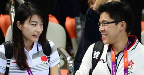 郭晶晶霍啟剛恩愛瞬間