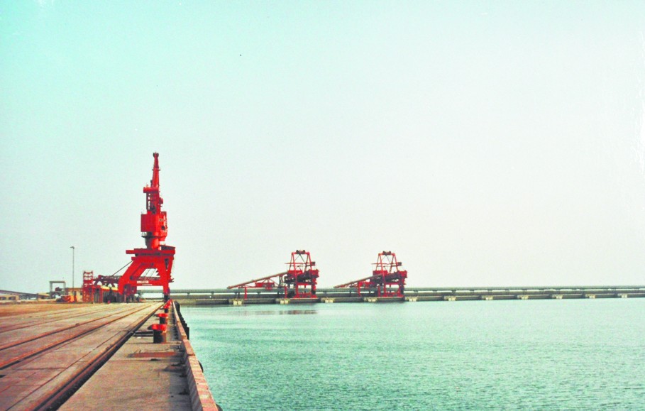 1994年的黃島區前灣港