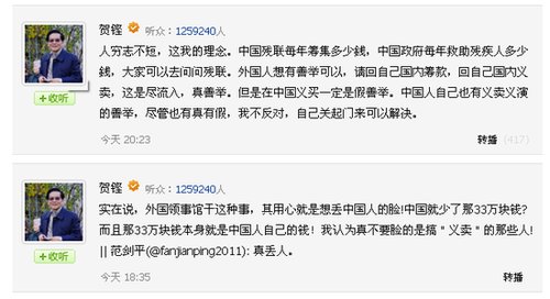 國家統計局前局長:外國人在中國義賣不要臉