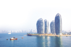 海南三亞樓市高速發展期的標志性項目鳳凰島