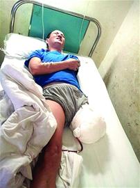 男子車禍左腿左臂截肢 四個月九次手術清理壞死組織 男子車禍左腿左臂截肢 四個月九次手術清理壞死組織