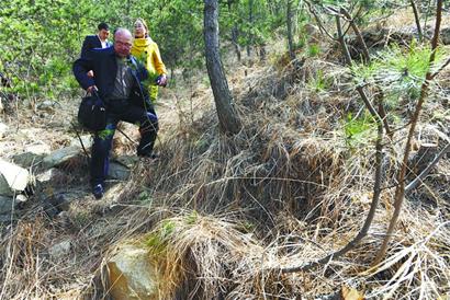 嶗山風景區封野路禁火源