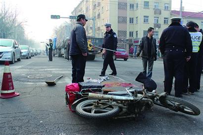 青島再現奪命大貨 兩條生命慘死輪下
