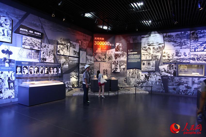 南京大屠殺展廳。邱越攝